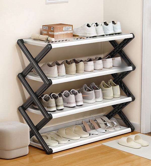 Joybos® Einfaches, zusammenklappbares Schuhregal mit großer Kapazität F253