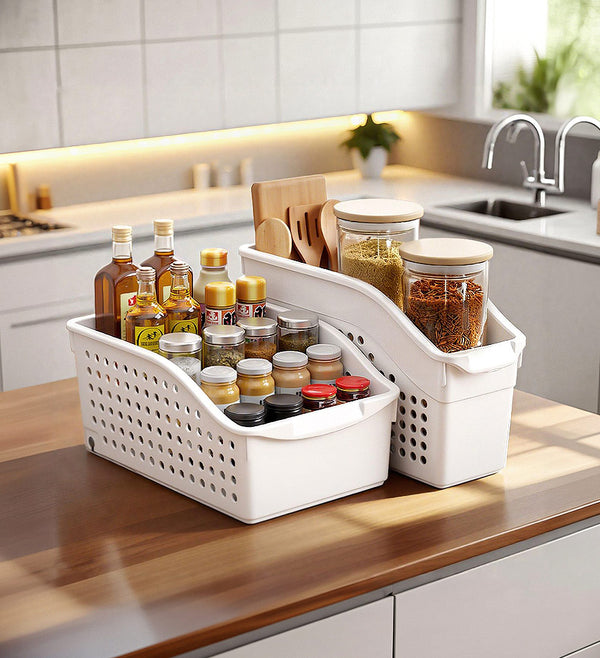 Joybos® Ausziehbare Küchenschrank-Organizer mit Rollen F263