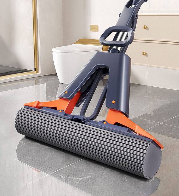 Joybos® Verbesserte Wing Self Squeeze Spong Mop mit 2 Nachfüllungen Z176