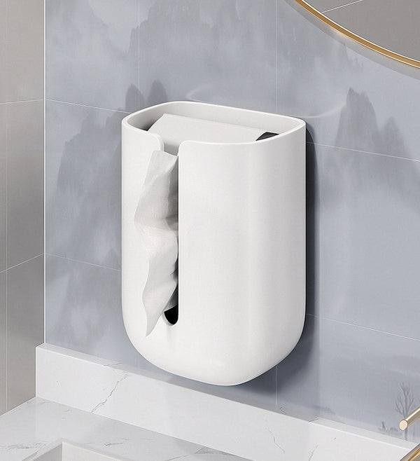 Joybos® Waschraum- und Toiletten-Gesichtshandtuch-Aufbewahrung, wandmontierte Taschentuchbox Z23