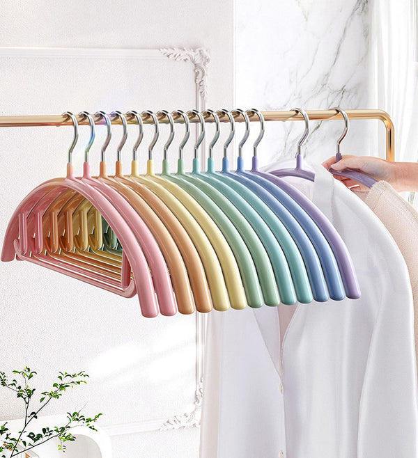 Joybos® Rutschfeste, platzsparende Kleiderbügel in Regenbogenfarben