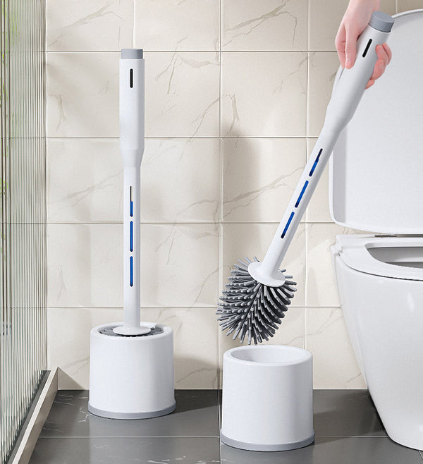 Joybos® Toilettenbürste aus Silikon mit Spülmittelspender F60