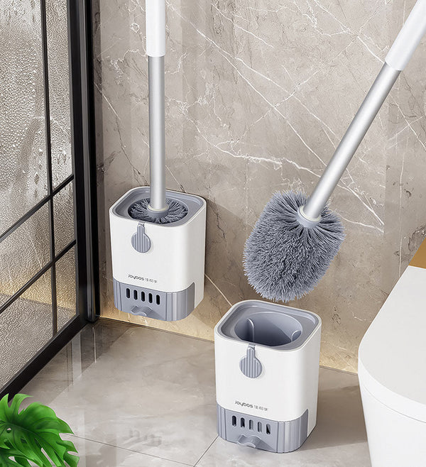 Joybos® WC-Bürste und Halter-Set mit langem Griff aus Aluminiumlegierung F206