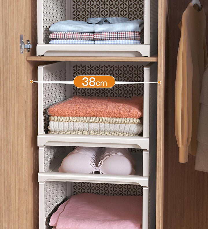 über schrank aufbewahrung Joybos® Plastik Schubladen Stapelbar Kleiderschrank Organizer für Zuhause Schlafzimmer Küche